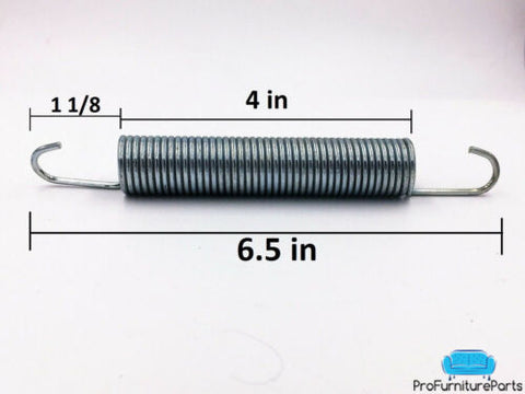 ProFurnitureParts REPLACEMENT RECLINER MECHANISM TENSION SPRING 6.5" medium hook