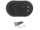 ProFurnitureParts Metal Recliner Handle Larger Face w/Screws & Cable Clip
