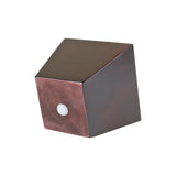 ProFurnitureParts 4" Inch Light Espresso Finish Square Tapered Pyramid Wood Sofa Legs and Leg Plates Set of 4
