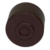 ProFurnitureParts 1.5” Brown Round HDPE Plastic Sofa Leg W/Bolt Set of 4