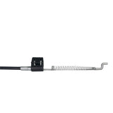 ProFurnitureParts Recliner Cable D-ring Release Long Handle (7") -Exposed Length 4.75" with Spring- Total Overall Length 44.75"