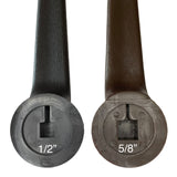 ProFurnitureParts Dark Brown Recliner Handle Lever 1/2" Square Mount W/ Set Screw