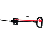 ProFurnitureParts Recliner Release Cable Long Handle Exposed Length 3.25" 44.75