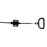 ProFurnitureParts Recliner Cable D-ring Release Long Handle (7 ) -Exposed Length 5.5" with Spring- Total Overall Length 44.75
