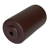 ProFurnitureParts 3.5" Brown Round HDPE PLastic Sofa Leg W/Bolt Set of 4