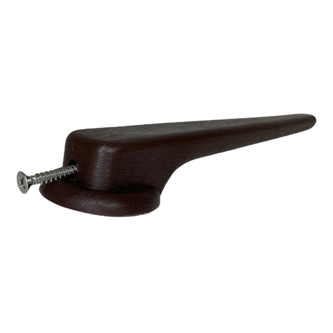 ProFurnitureParts Recliner Handle Lever Dark Brown Finish 5/8 inch Square Mount, Set Screw Include