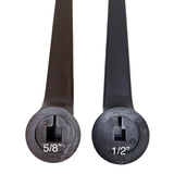 ProFurnitureParts Recliner Handle Lever Dark Brown Finish 5/8 inch Square Mount, Set Screw Include