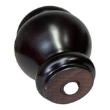 ProFurnitureParts 5" Inch Espresso Elegant Turned Wood Sofa Legs