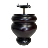 ProFurnitureParts 5" Inch Espresso Elegant Turned Wood Sofa Legs