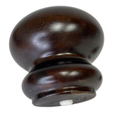 ProFurnitureParts Inches 4 3/4 Inches Tall Dark Walnut Finish Turned Wood Sofa Legs 4 Pack