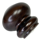 ProFurnitureParts Inches 4 3/4 Inches Tall Dark Walnut Finish Turned Wood Sofa Legs 4 Pack