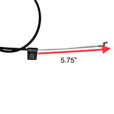 ProFurnitureParts RECLINER RELEASE CABLE D-RING STYLE EXPOSED LENGTH 5.75 Inches
