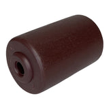 ProFurnitureParts 3" Brown Round HDPE Plastic Sofa Leg W/Bolt Set of 4