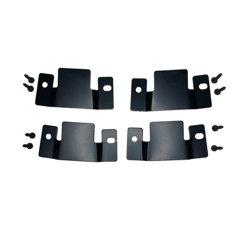 ProFurnitureParts Universal Sectional Sofa Black Metal Interlocking Furniture Connector (4 pack)
