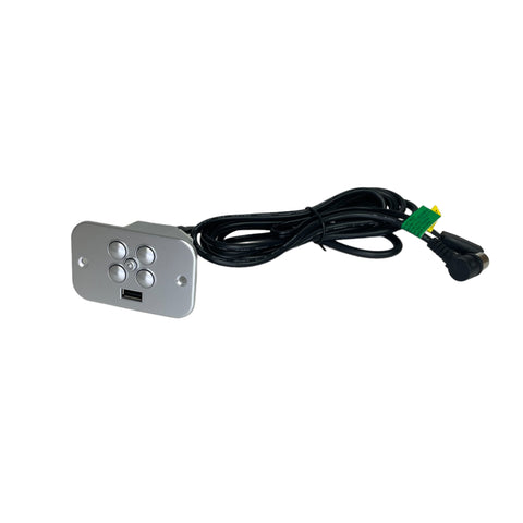 ProFurnitureParts Raffel 5 Button Handset for Power Recliner Lift Chair, USB CTR UR2 08 MW B (R)