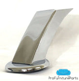 ProFurnitureParts 5" Angled Polished Chrome Heavy Duty Sofa Legs Set of 4