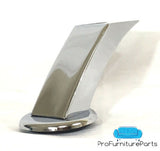 ProFurnitureParts 5" Angled Polished Chrome Heavy Duty Sofa Legs Set of 4